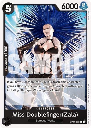 Image of Miss Doublefinger(Zala) (OP14-086) - The Azure Sea's Seven