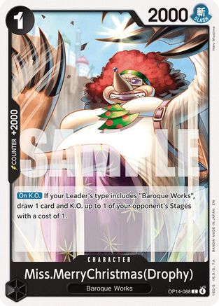 Image of Miss.MerryChristmas(Drophy) (OP14-088) - The Azure Sea's Seven