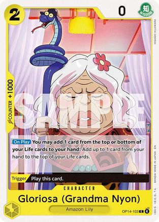 Image of Gloriosa (Grandma Nyon) (OP14-103) - The Azure Sea's Seven