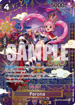 Image of Perona - OP06-093 (SP) (OP06-093) - The Azure Sea's Seven Foil