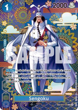 Image of Sengoku - OP07-046 (SP) (OP07-046) - The Azure Sea's Seven Foil