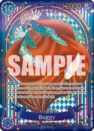 Image of Buggy - OP09-051 (SP) (OP09-051) - The Azure Sea's Seven Foil