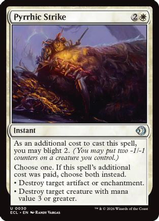 Image of Pyrrhic Strike (ECL-030) - Lorwyn Eclipsed Foil