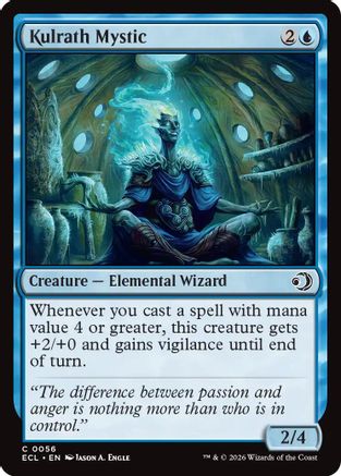 Image of Kulrath Mystic (ECL-056) - Lorwyn Eclipsed Foil