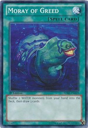 Image of Moray of Greed (SDRE-EN029) - Structure Deck: Realm of the Sea Emperor 1st Edition