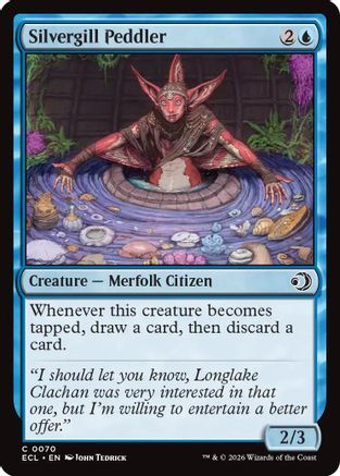 Image of Silvergill Peddler (ECL-070) - Lorwyn Eclipsed