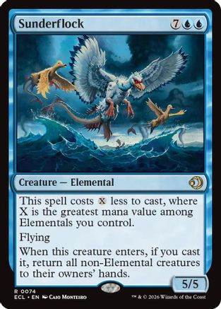 Image of Sunderflock (ECL-074) - Lorwyn Eclipsed