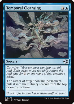 Image of Temporal Cleansing (ECL-078) - Lorwyn Eclipsed Foil