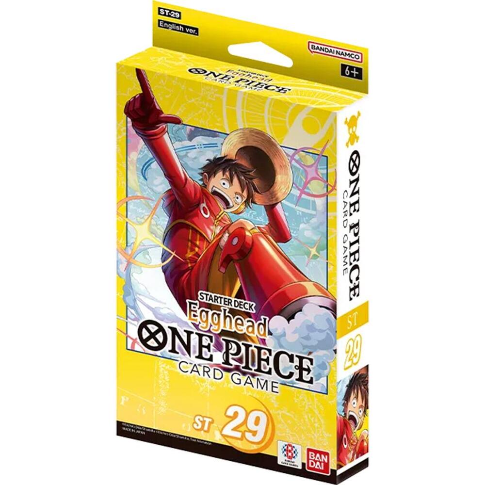 Image of ONE PIECE TCG: EGGHEAD STARTER DECKS DISPLAY (ST-29)