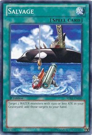 Image of Salvage (SDRE-EN030) - Structure Deck: Realm of the Sea Emperor 1st Edition