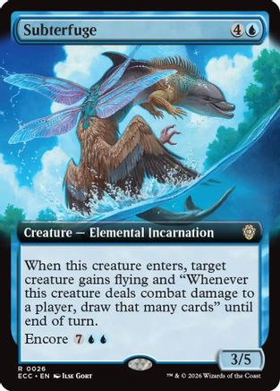 Image of Subterfuge (Extended Art) (ECC-026) - Commander: Lorwyn Eclipsed