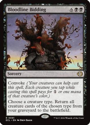 Image of Bloodline Bidding (ECL-091) - Lorwyn Eclipsed