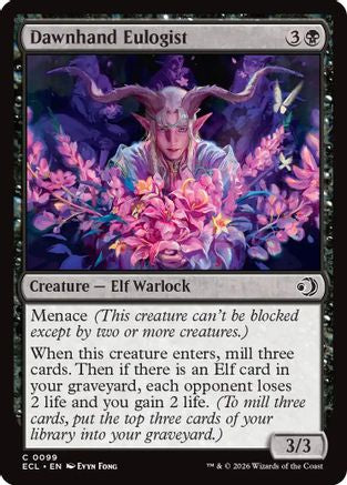 Image of Dawnhand Eulogist (ECL-099) - Lorwyn Eclipsed Foil