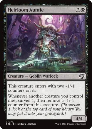Image of Heirloom Auntie (ECL-107) - Lorwyn Eclipsed Foil