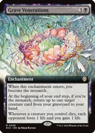 Image of Grave Venerations (Extended Art) (ECC-029) - Commander: Lorwyn Eclipsed