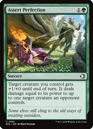Image of Assert Perfection (ECL-164) - Lorwyn Eclipsed Foil