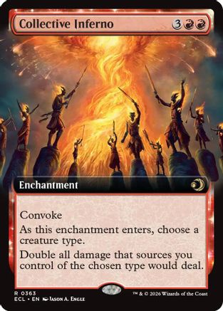 Image of Collective Inferno (Extended Art) (ECL-363) - Lorwyn Eclipsed