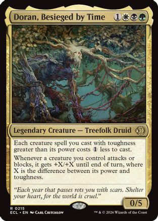 Image of Doran, Besieged by Time (ECL-215) - Lorwyn Eclipsed Foil
