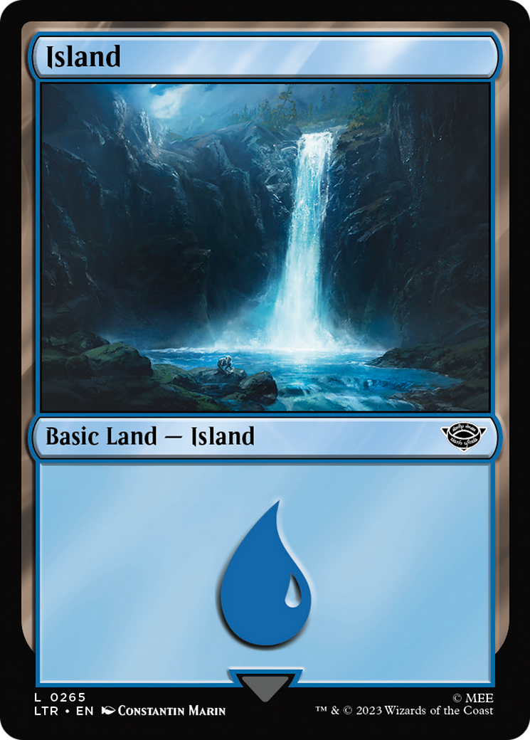 Image of Island (0265) (LTR-265) - The Lord of the Rings: Tales of Middle-earth Foil