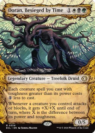 Image of Doran, Besieged by Time (Showcase) (ECL-334) - Lorwyn Eclipsed Foil