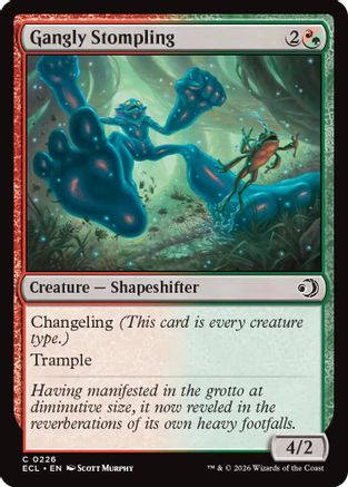 Image of Gangly Stompling (ECL-226) - Lorwyn Eclipsed Foil