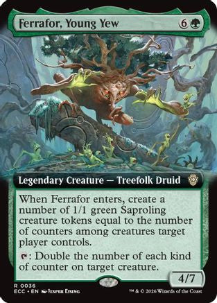 Image of Ferrafor, Young Yew (Extended Art) (ECC-036) - Commander: Lorwyn Eclipsed