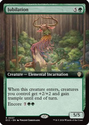 Image of Jubilation (Extended Art) (ECC-037) - Commander: Lorwyn Eclipsed