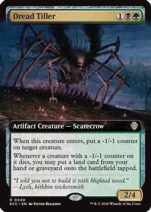 Image of Dread Tiller (Extended Art) (ECC-040) - Commander: Lorwyn Eclipsed