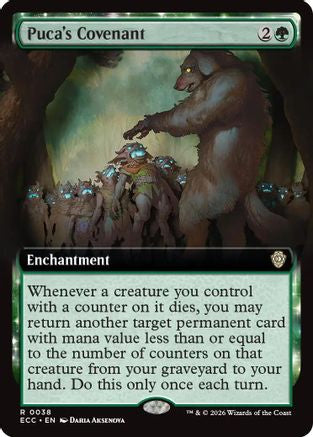 Image of Puca's Covenant (Extended Art) (ECC-038) - Commander: Lorwyn Eclipsed