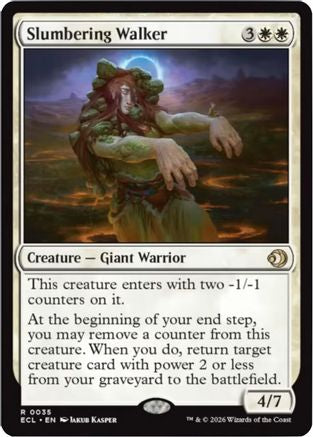 Image of Slumbering Walker (ECL-035) - Lorwyn Eclipsed Foil