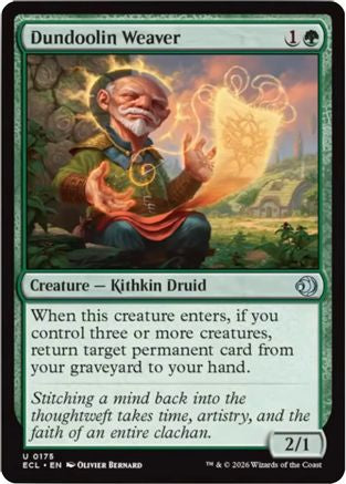 Image of Dundoolin Weaver (ECL-175) - Lorwyn Eclipsed Foil