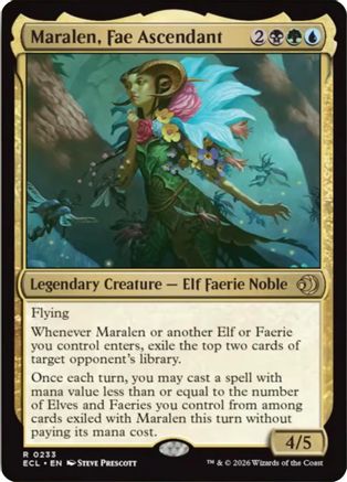 Image of Maralen, Fae Ascendant (ECL-233) - Lorwyn Eclipsed Foil