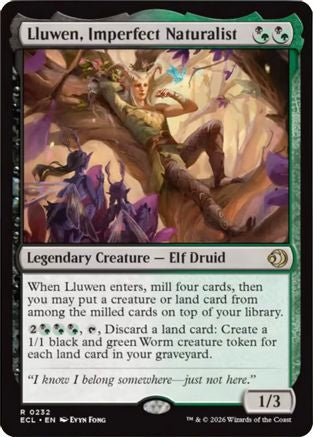 Image of Lluwen, Imperfect Naturalist (ECL-232) - Lorwyn Eclipsed