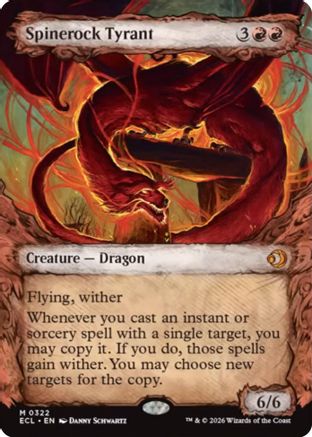 Image of Spinerock Tyrant (0322) (Showcase) (ECL-322) - Lorwyn Eclipsed Foil