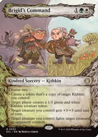 Image of Brigid's Command (Showcase) (ECL-332) - Lorwyn Eclipsed Foil