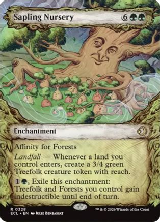 Image of Sapling Nursery (Showcase) (ECL-328) - Lorwyn Eclipsed Foil