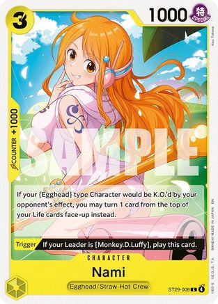 Image of Nami (ST29-008) - Starter Deck 29: Egghead