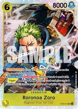 Image of Roronoa Zoro (ST29-014) - Starter Deck 29: Egghead Foil