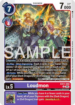 Image of Loudmon (EX11-050) - Dawn of Liberator