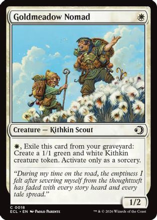 Image of Goldmeadow Nomad (ECL-018) - Lorwyn Eclipsed Foil