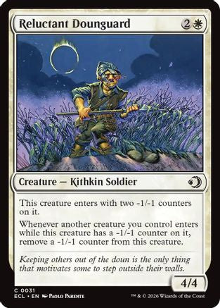 Image of Reluctant Dounguard (ECL-031) - Lorwyn Eclipsed
