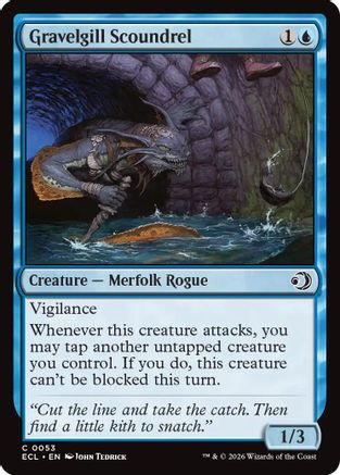 Image of Gravelgill Scoundrel (ECL-053) - Lorwyn Eclipsed Foil