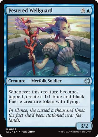 Image of Pestered Wellguard (ECL-063) - Lorwyn Eclipsed