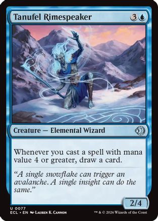 Image of Tanufel Rimespeaker (ECL-077) - Lorwyn Eclipsed Foil