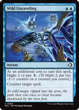 Image of Wild Unraveling (ECL-084) - Lorwyn Eclipsed Foil
