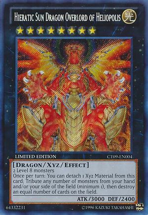 Image of Hieratic Sun Dragon Overlord of Heliopolis (CT09-EN004) - 2012 Collectors Tin Limited