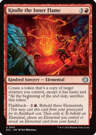 Image of Kindle the Inner Flame (ECL-147) - Lorwyn Eclipsed Foil