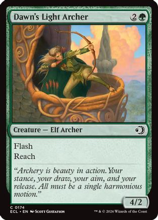 Image of Dawn's Light Archer (ECL-174) - Lorwyn Eclipsed