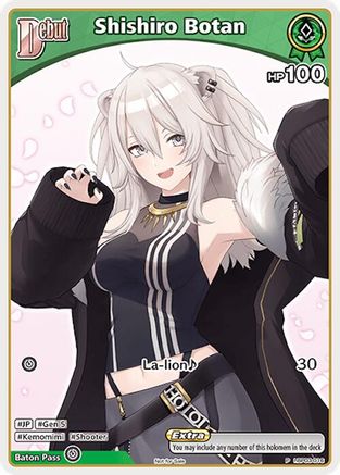Image of Shishiro Botan (P) (hBP03-016) (hBP03-016) - hololive OFFICIAL CARD GAME Promos Foil