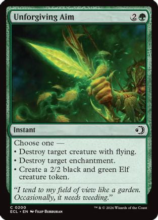 Image of Unforgiving Aim (ECL-200) - Lorwyn Eclipsed